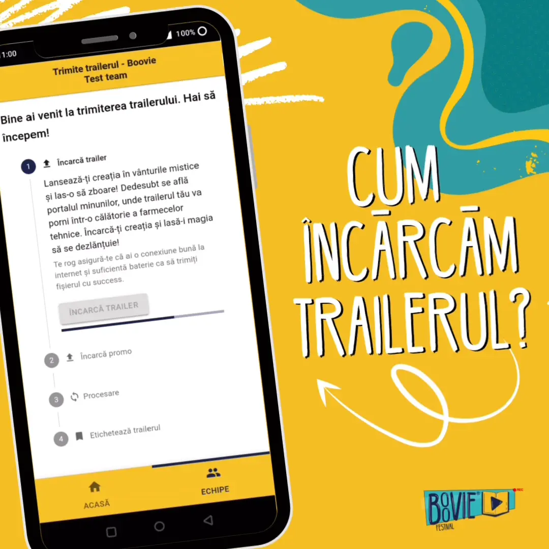 Tutorial video încărcare Trailer